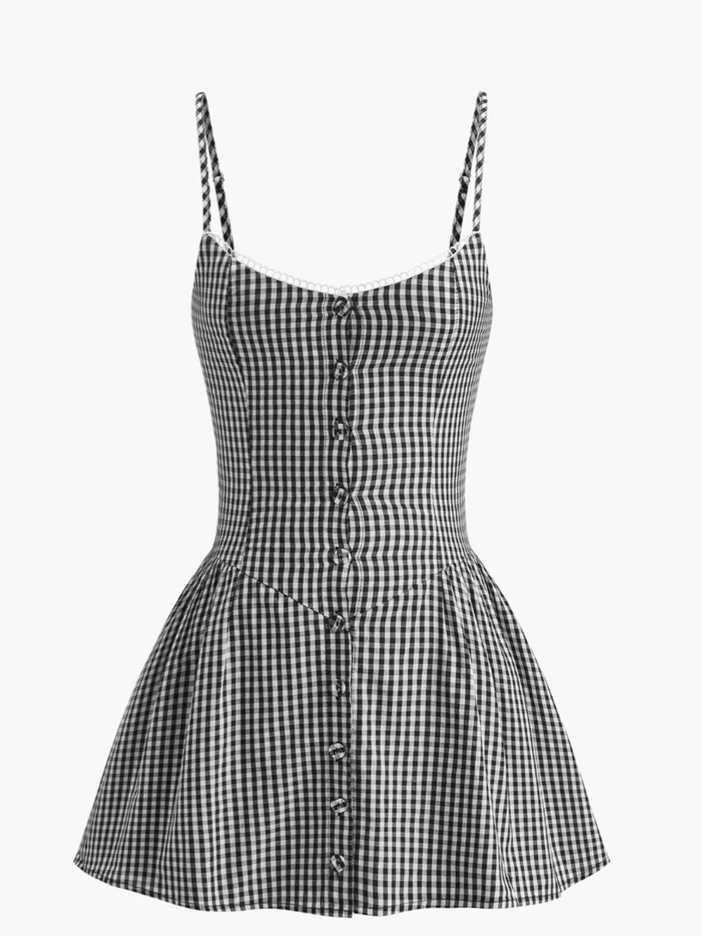 Black and White Mini Dress